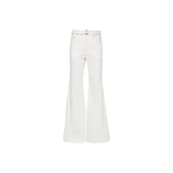 Sacai Low Rise Flared Jeans