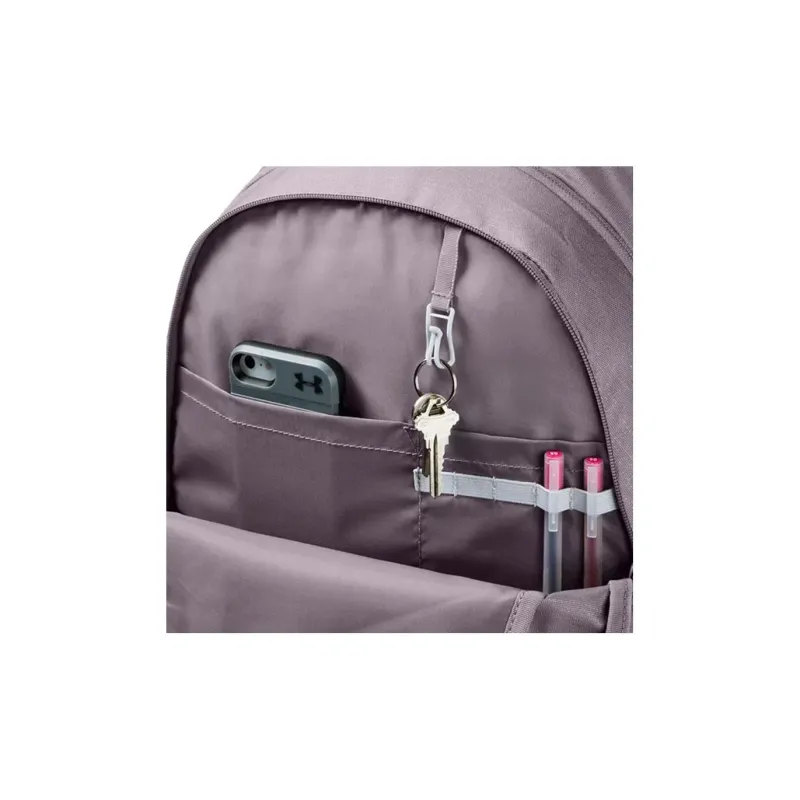 Under Armour Polyester Backpack Regular Women's Lead Gray Purple-4