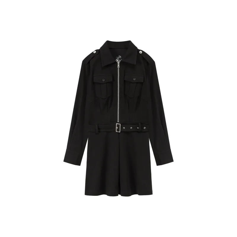 CHUU Long Sleeved Dresses Women's Black-0