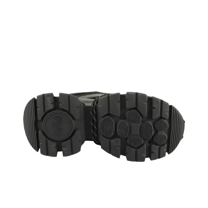 Buffalo Mid Top Chunky Sneakers Unisex Black-4