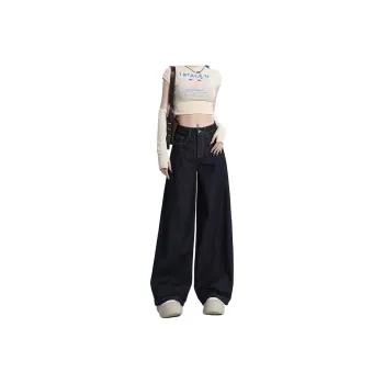 ADOONGA Jeans Women's Dark Blue