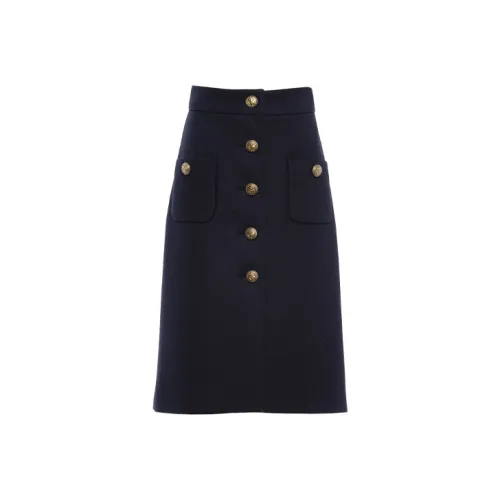 MIU MIU Casual Long Skirts Women's Blue