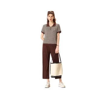 FENHONGMALI Casual Suit Women's Coffee