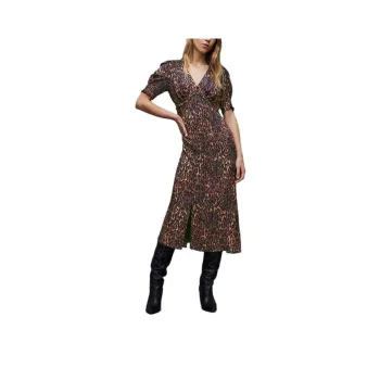 ALLSAINTS Short-Sleeved Dresses Women's Natural Brown