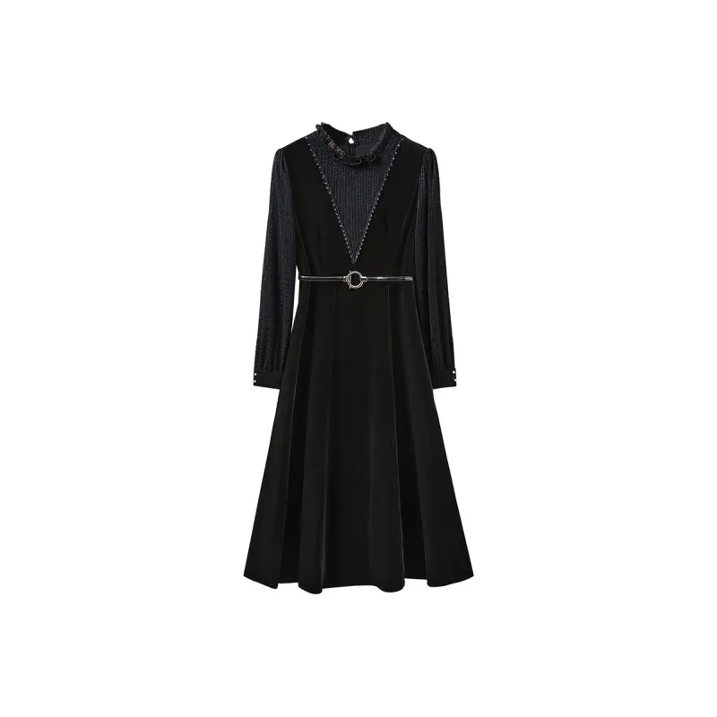 TOUCH Long Sleeved Dresses Women's Black-0