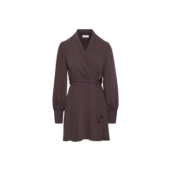 ARITZIA Babaton Hyde Mini Dress Long-Sleeved Dresses Women's Deep Currant Red