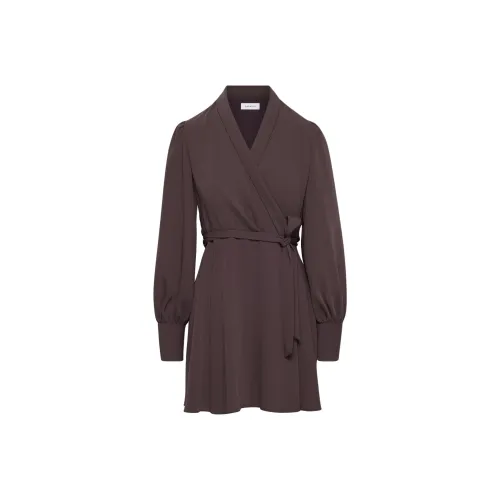 ARITZIA Babaton Hyde Mini Dress Long-Sleeved Dresses Women's Deep Currant Red