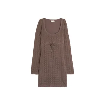 Hollister Long-Sleeved Dresses Women's Brown