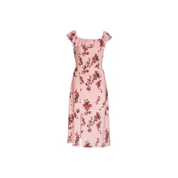 ROEYSHOUSE Sleeveless Dress Women's Pink Floral