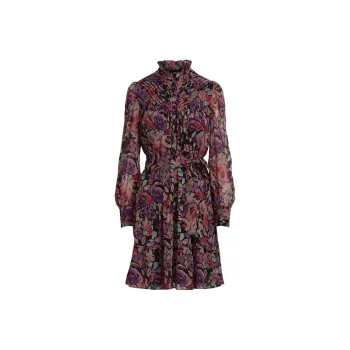 Polo Ralph Lauren Long Sleeved Dresses Women's Dark Red