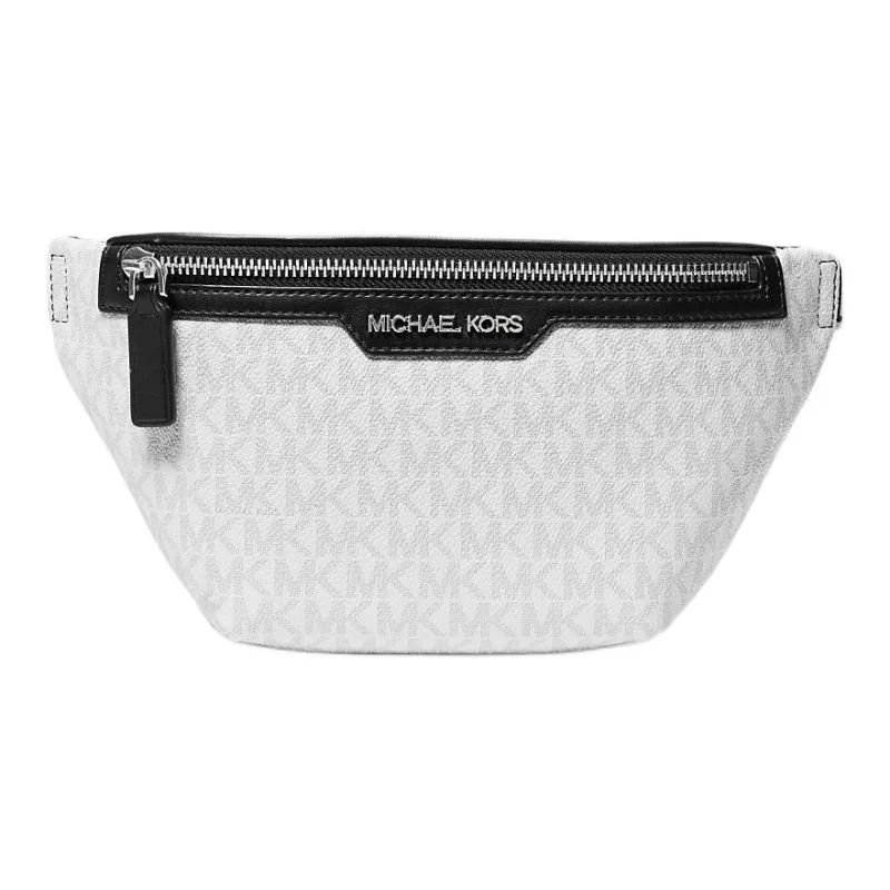 MICHAEL KORS COOPER Canvas Fanny Pack Mini Men's Bright White-0