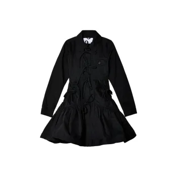 CECILIE BAHNSEN Gill Cotton Tiered Dress