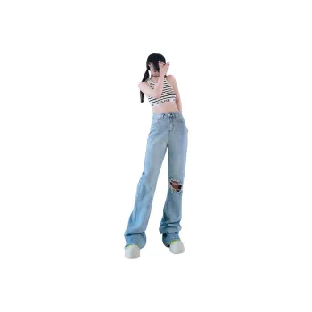 Seven Up And Nine Down Jeans Women's Light Blue