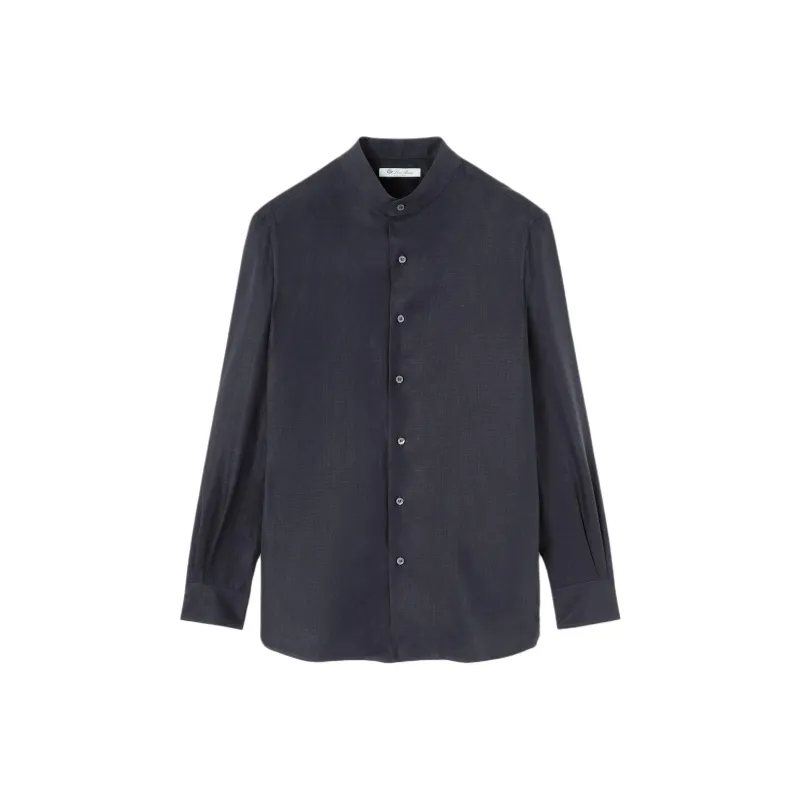 Loro Piana Shirt Men's Marine Blue-0