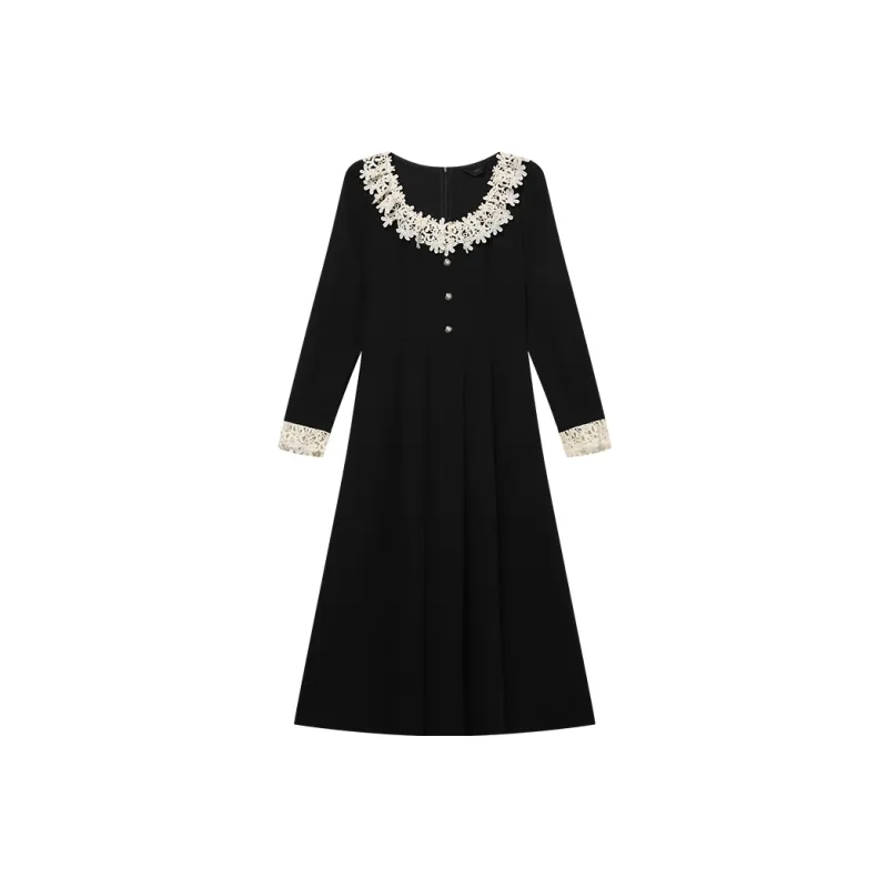 LOUISY AO Long-Sleeved Dresses Women's Black-0