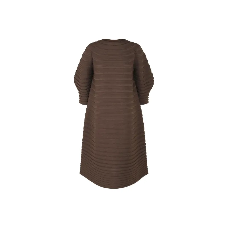 PLEATS PLEASE ISSEY MIYAKE Mushroom knit Midi Dress-0
