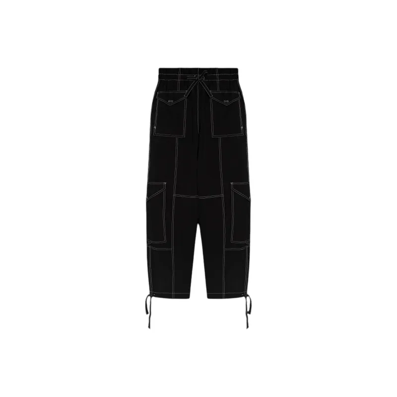 GANNI Light Slub Pocket Trousers-0