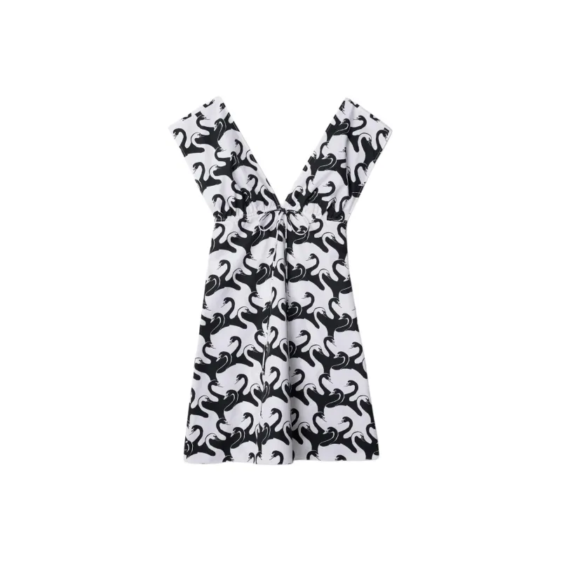 Burberry Swan Cotton Dress-0