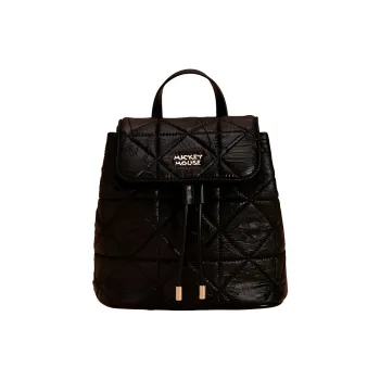 MESUCA Disney/Disney, Collaboration Mickey Series Synthetic Leather Mickey Backpack Women's Black