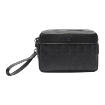 LACOSTE Polyurethane Clutch Unisex Black