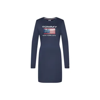 Tommy Hilfiger Long Sleeved Dress Women's Blue