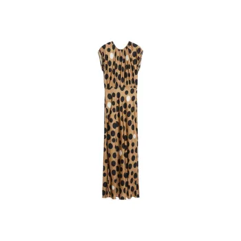 MaxMara Juglas Polka-Dot Dress