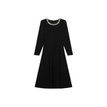 LOUISY AO Long Sleeved Dress Women's Black