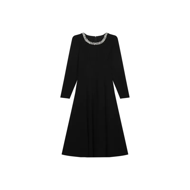 LOUISY AO Long Sleeved Dress Women's Black-0