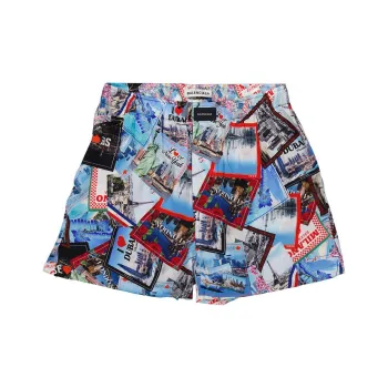 Balenciaga Casual Shorts Regular Women's Blue