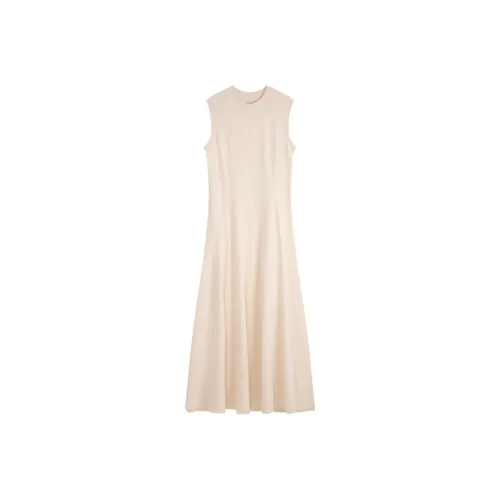 CALVIN KLEIN Sleeveless Dress Women's Oat White