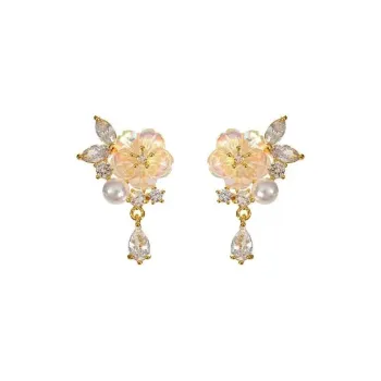 LIANGCAI Alloy Earrings Women's