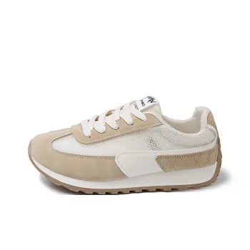 SUPEREDGE Anti Slip Wear Resistant Low Top Casual Shoes Women's Brown
