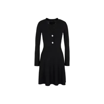 ARMANI EXCHANGE V neck A line Minidress