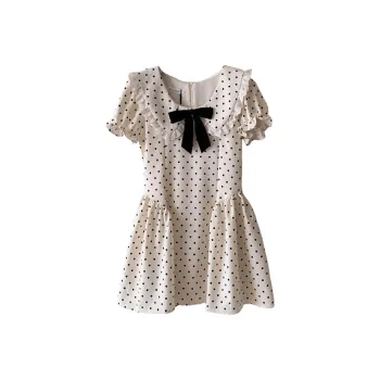 ARIADNAW STUDIO Short Sleeved Dress Women's Apricot