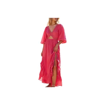 FREE PEOPLE X's And O's Midi Long-Sleeved Dresses Women's Love Bird/Love Bird