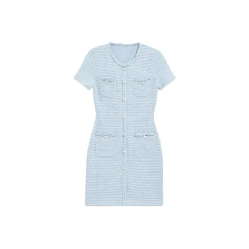 Bebe SS24 Short Sleeved Dresses Women's Blue