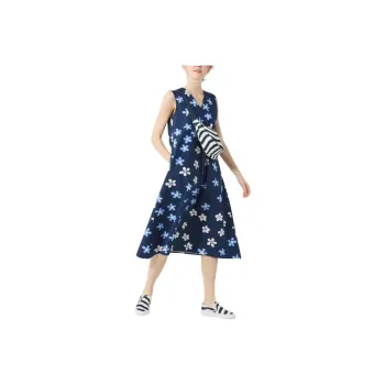 UNIQLO Sleeveless Dress Women's Dark Blue