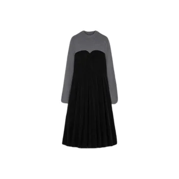XWI Long Sleeved Dresses Women's Black