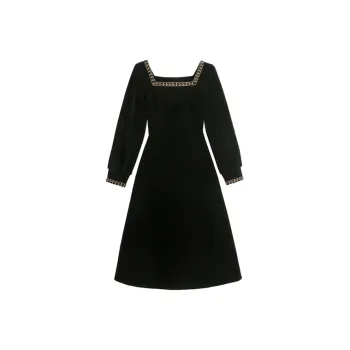 Incolore Long Sleeved Dress Women's Black
