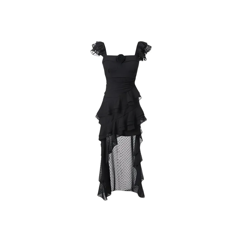 PAIN OR PLEASURE Short Sleeved Dresses Women's-1