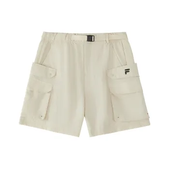 FILA FUSION Casual Shorts Women's Wheat Light Khaki