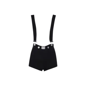 Jean Paul Gaultier Patch Shorts 'Black'