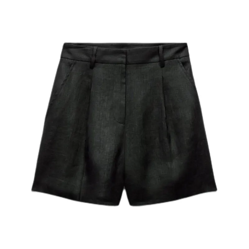 ZARA Casual Shorts Women's Black-0