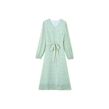 Dme Long Sleeved Dresses Women's Light Green