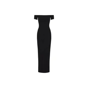 Skims Short-Sleeved Dresses Women's Agate Black