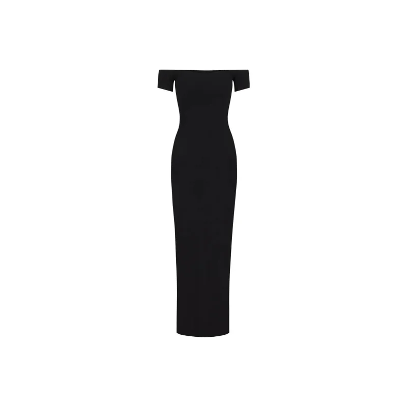 Skims Short-Sleeved Dresses Women's Agate Black-0