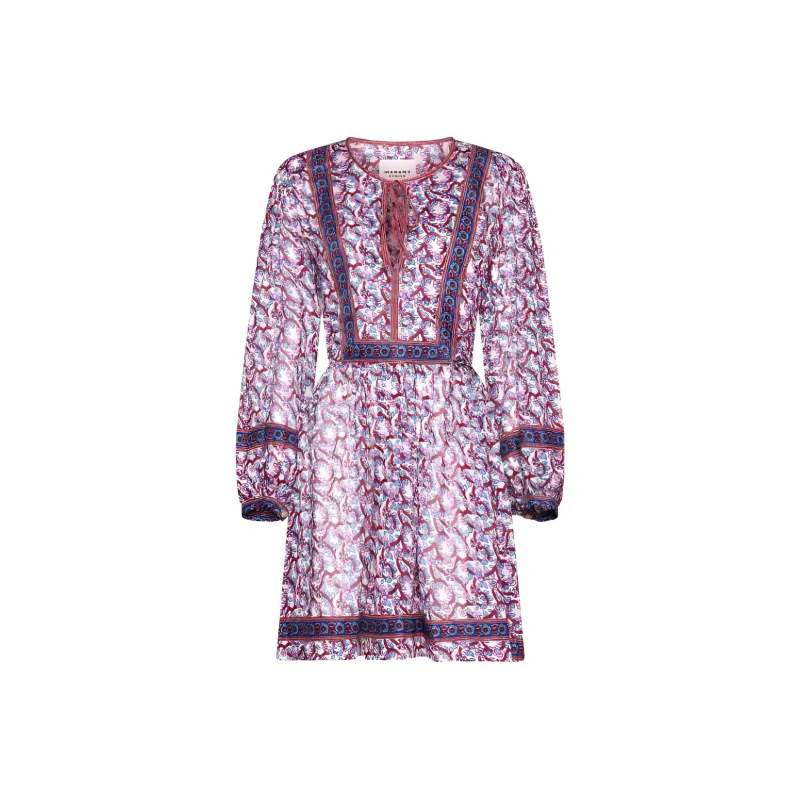 ISABEL MARANT ETOILE Gilinesia Floral print Mini Dress-0