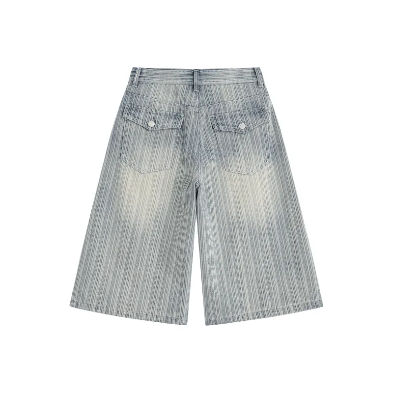 Love Monster Denim Shorts Unisex-1