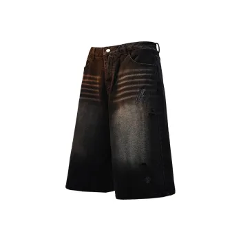 MANYSTON Denim Shorts Unisex