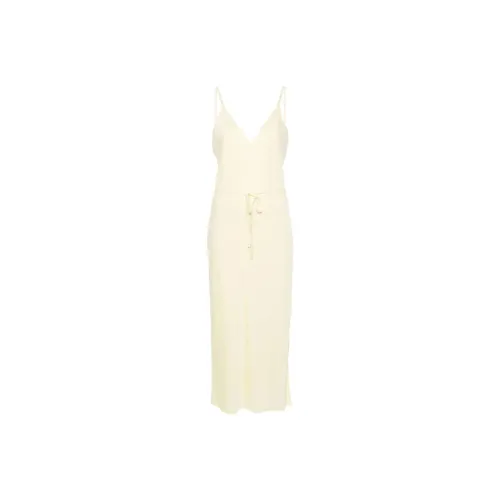 CALVIN KLEIN Slip Dresses Women's Yellow